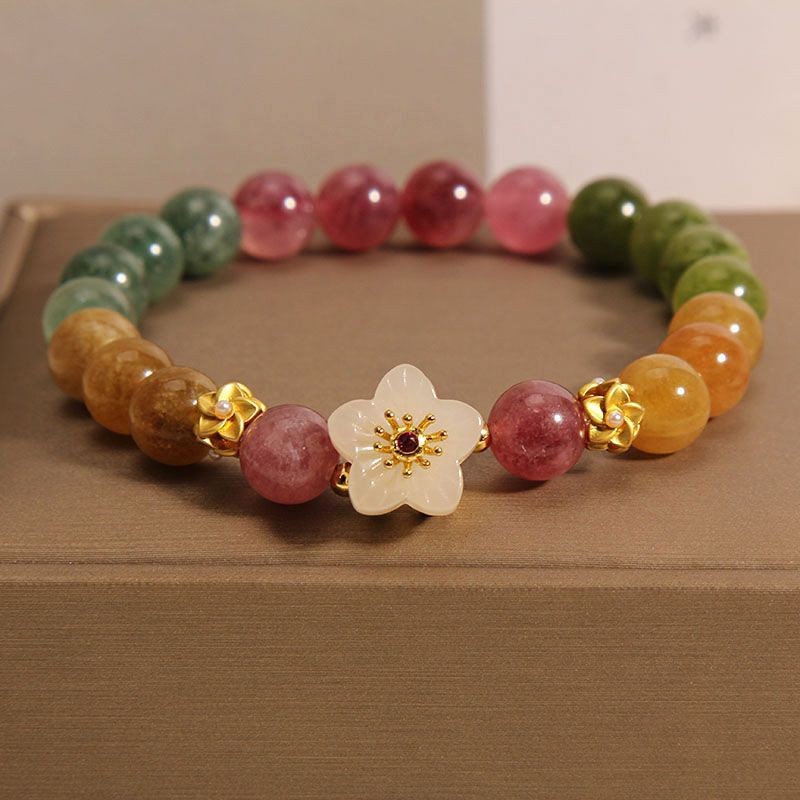 Colorful Flowers LoveBracelet  Unleash the Beauty of Vitality